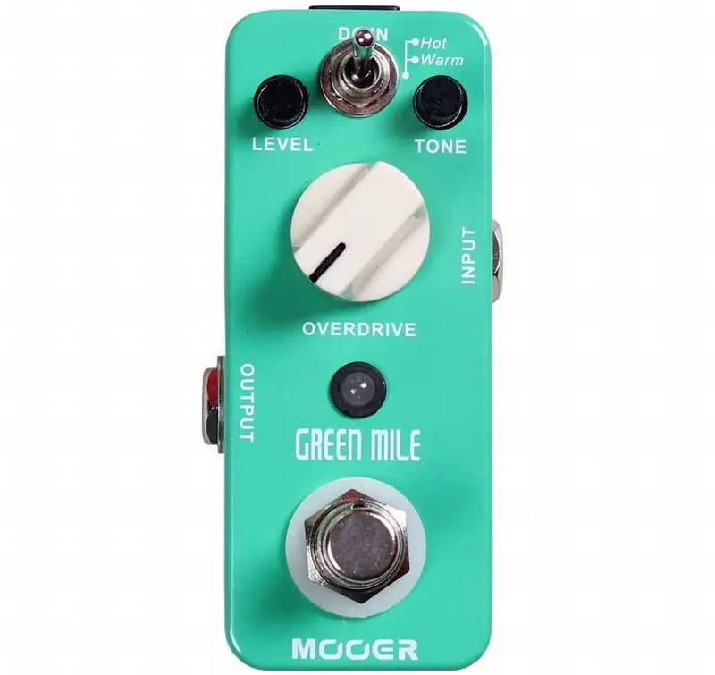 Dostępne od ręki MOOER MOD1 Green Mile Overdrive - Zielona Mila, efekt gitarowy