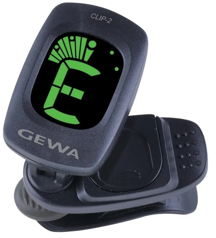 Popularny GEWA CLIP-2 Tuner do gitary chromatyczny - automat