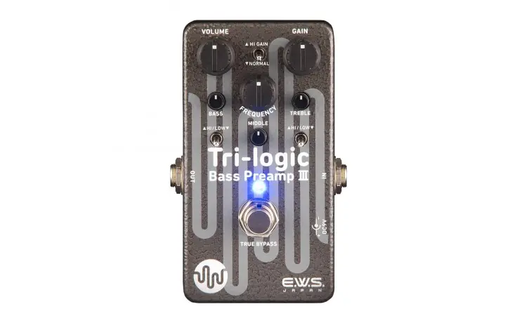 Ostatnie sztuki XOTIC XO EWS TRI LOGIC - Bass Preamp 3 przedwzmacniacz basowy