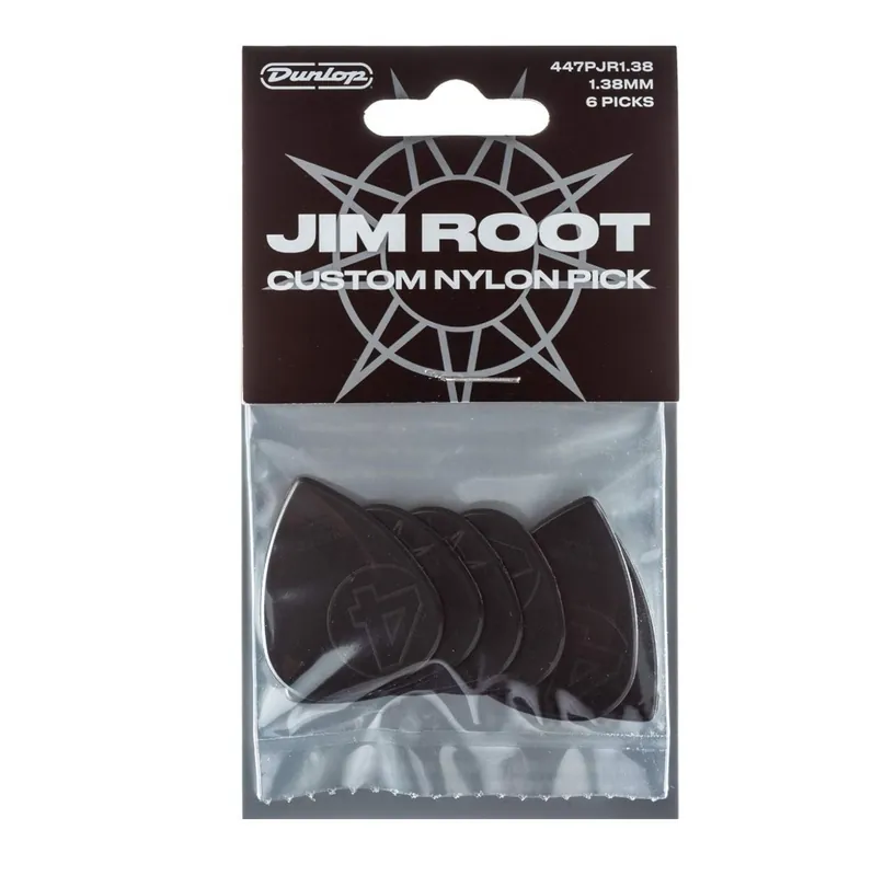Ostatnie sztuki DUNLOP 447PJR1.38 JIM ROOT Kostki sygnowane 6szt