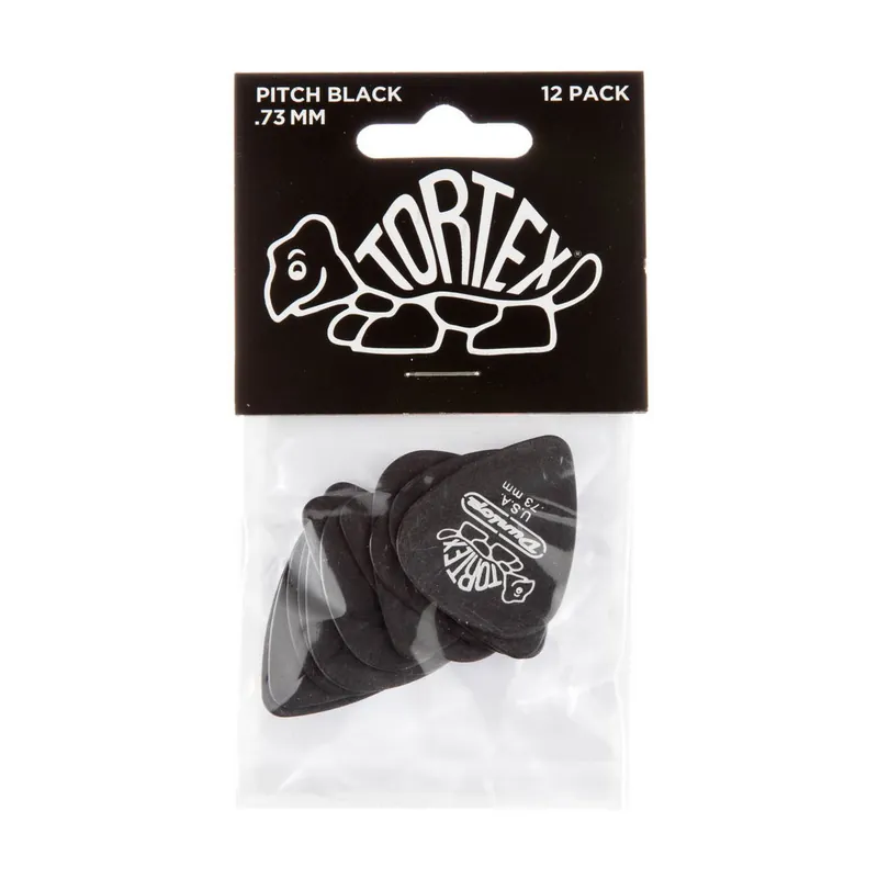 Zamów dziś DUNLOP 488P73 TORTEX PITCH BLACK 0,73 Kostki gitarowe 12szt