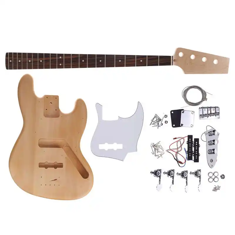 Sprawdź teraz Harley Benton Guitar Kit Bass Guitar Kit J-Style zestaw do samodzielnego montażu