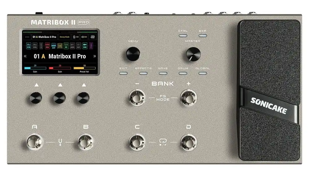 SONICAKE QME-200 Matribox II PRO profesjonalny multiefekt gitarowy nowej generacji (IR, looper, USB, MIDI) Oferta