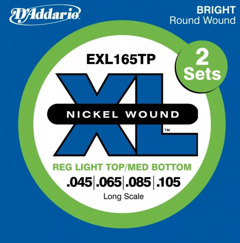 D’Addario EXL165TP 2 kpl struny do gitary basowej 45-105 Oferta czasowa