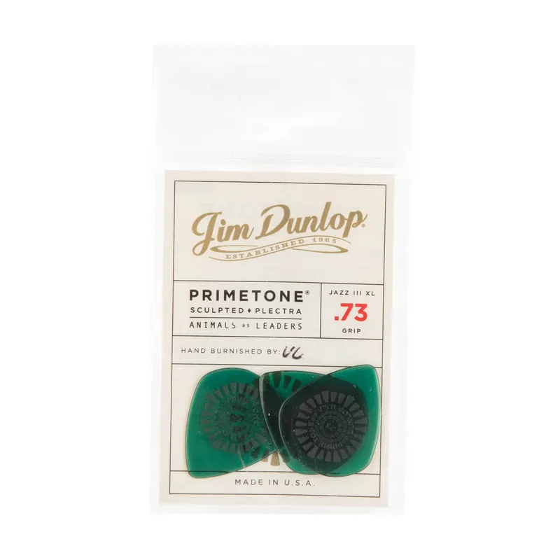 DUNLOP ANIMALS AS LEADERS PRIMETONE 0,73 green 3szt/op kostki gitarowe Hit cenowy