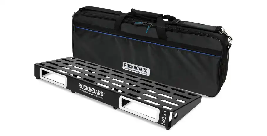 Popularny ROCKBOARD RBO B 3.3 TRES B Pedalboard z pokrowcem 72,2 x 23,6
