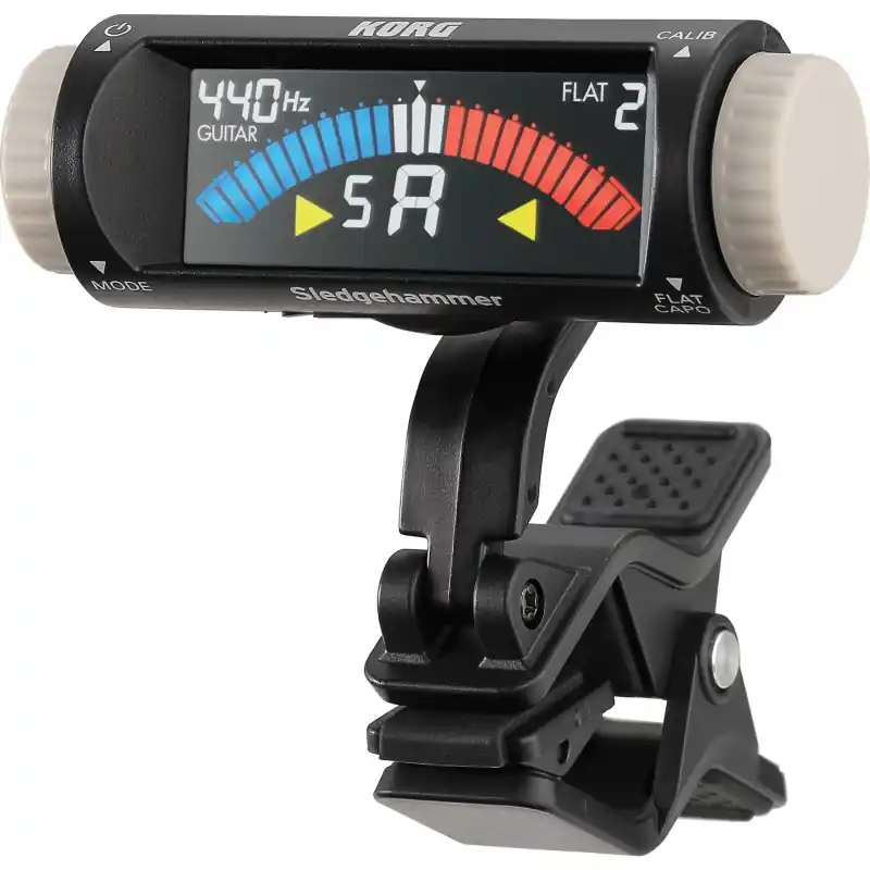 KORG SLEDGEHAMMER klip tuner z kolorowym wyświetlaczem do gitary i basu Oferta