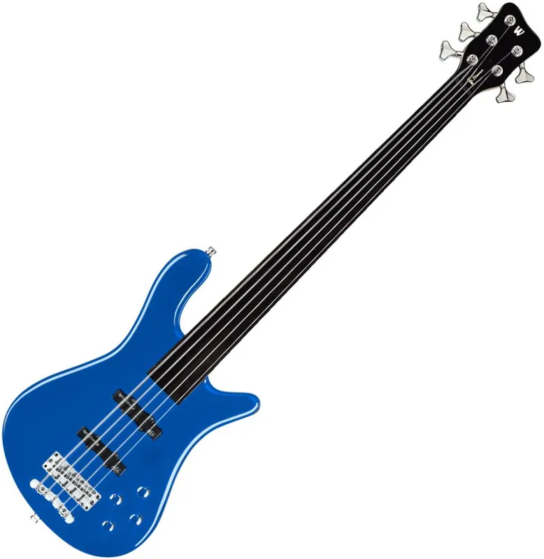 Obniżka ceny ROCKBASS by Warwick RB Streamer LX 5 Metallic Blue CHROME gitara basowa 5 strunowa