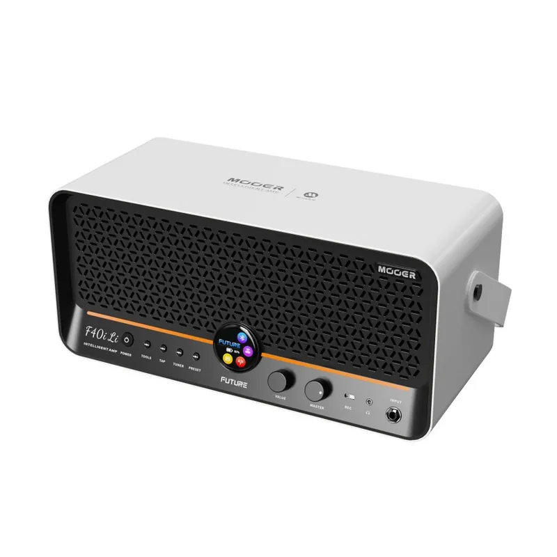 Mooer F40i LI WH - wzmacniacz gitarowy typu combo, z modelowaniem brzmienia o mocy 40W (RMS) - 2x4” głośniki Hi-Fi z akumulatorem Ostatnia szansa