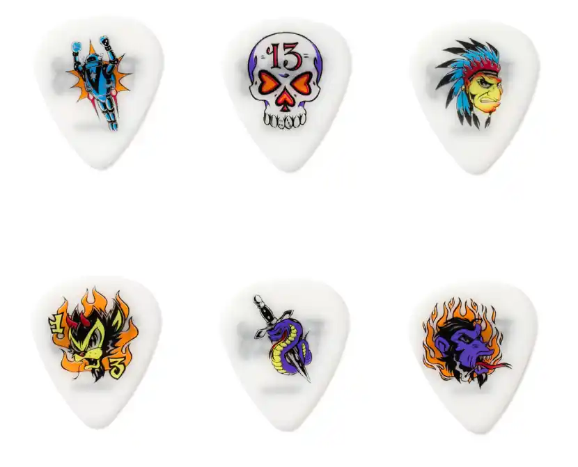 Rabat Dunlop Blackline Original Alan Forbes Picks - kostki gitarowe MIX 0.60, 0.73, 1.0