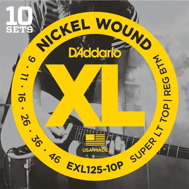 D‘addario EXL125-10P Struny do gitary elektrycznej 09-46 10kpl Oferta