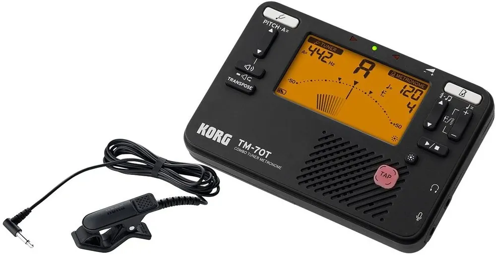 KORG TM70T C BK + CM400 Tuner i metronom z mikrofonem na klipsie Zamów teraz