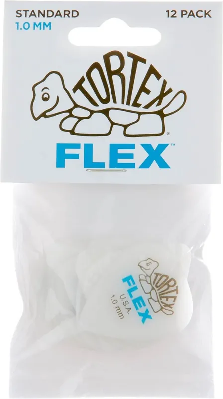 Dunlop TORTEX FLEX PICK 1 MM - komplet kostek gitarowych 12szt. Szybka wysyłka