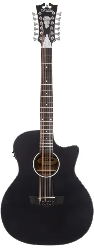 Bezpieczna płatność D’Angelico Premier Fulton 12 LS Matte Black - gitara elektroakustyczna 12-strunowa