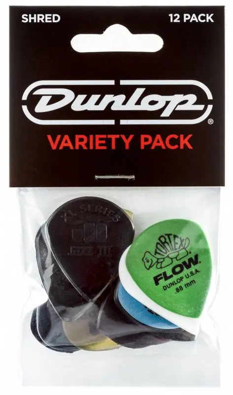 Dunlop Shred Pick Variety PACK18 - MIX kostek gitarowych precyzyjnych 12 sztuk Oferta
