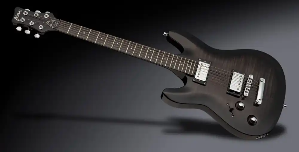 Dostępne od ręki FRAMUS D-Series Diablo Supreme, Lefthand (Seymour Duncan) - Nirvana Black Transparent High Polish
