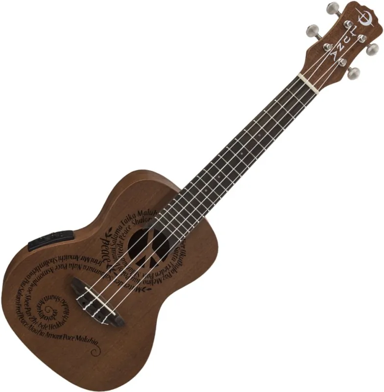 LUNA Uke MALUHIA Peace Concert A/E Mahogany ukulele koncertowe elektryczne Oferta