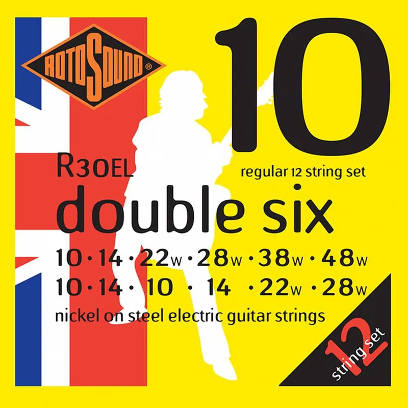 ROTOSOUND R30EL Double Six - Struny do gitary elektrycznej 12-strunowej 10-46 Cena promocyjna