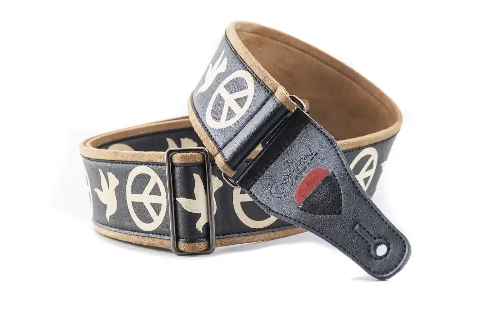 RightOn Straps 315 LEGEND Neil Young Peace & Doves BLACK – Pasek gitarowy Taniej