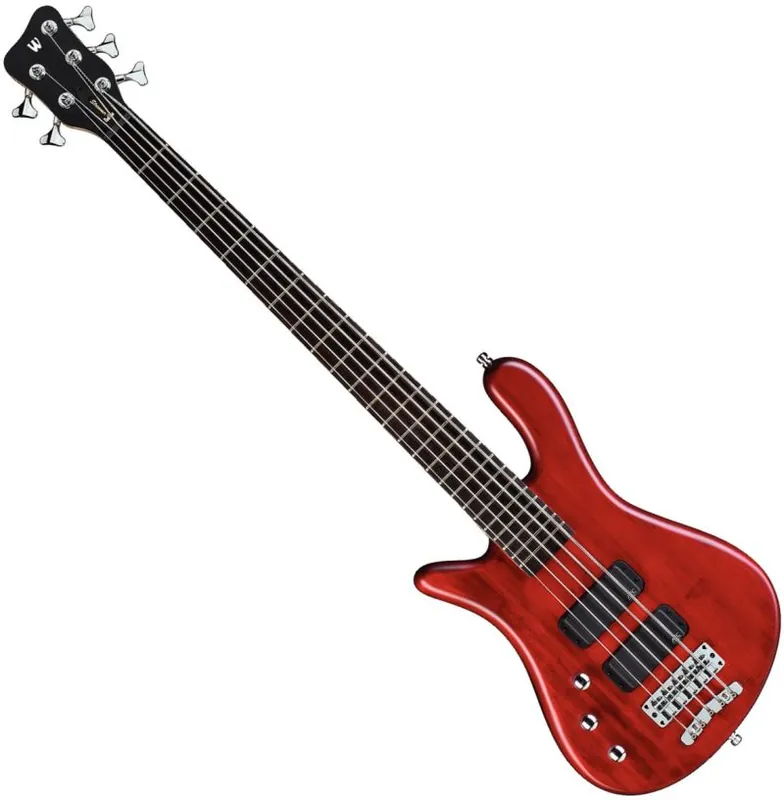 ROCKBASS by Warwick RB Streamer Std 5 Red OFC CHROME gitara basowa leworęczna 5 strunowa Szybka dostawa