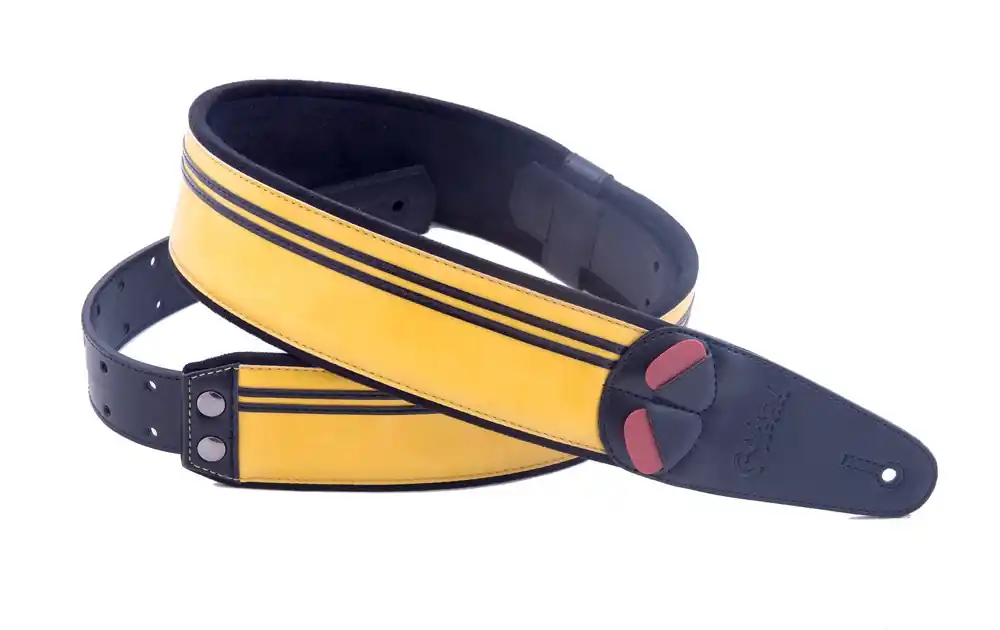 Premium RightOn Straps 033 Mojo Race Yellow – Pasek gitarowy