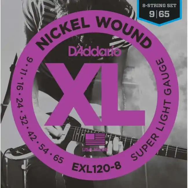 Nowość D‘addario EXL120-8 struny do gitary elektrycznej 8 strunowej 09-56 XL