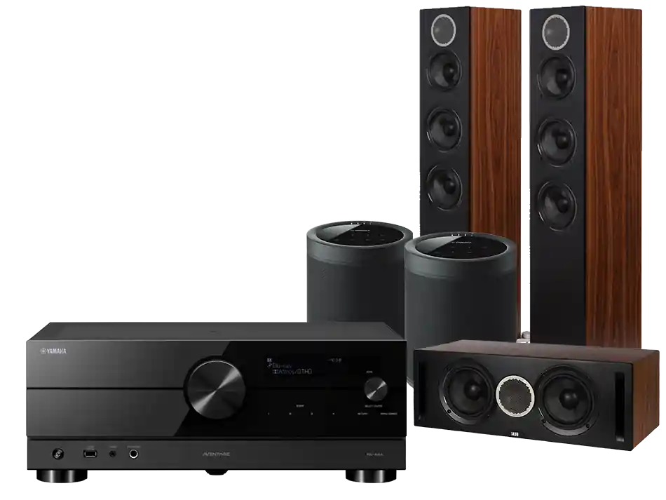RX-A2A + Debut Reference F5 + Debut Reference C5 + MusicCast 20 Wysoka jakość