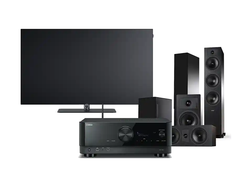 Inspire 55+ (czarny) + RXV6A (czarny) + TESI 6/2/7 (czarny) Ostatnie sztuki