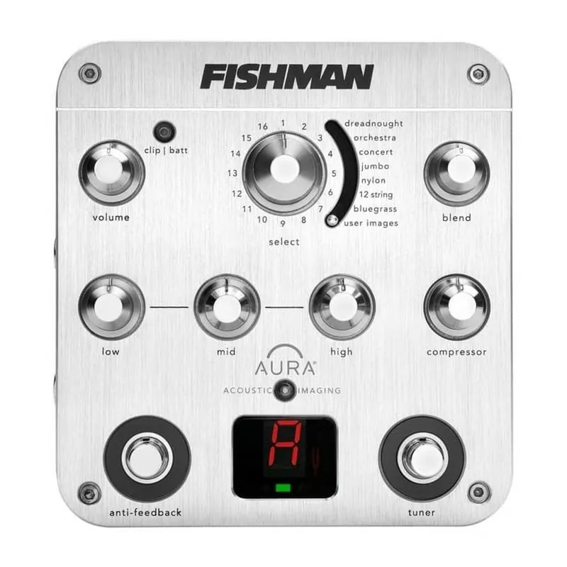 FISHMAN Aura Spectrum DI Preamp - Procesor Instrumentalny Łatwy zwrot