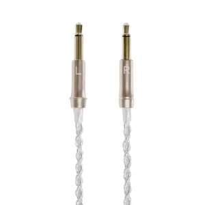mono 3.5 mm - 4.4 mm balanced silver plated upgrade cable Popularny