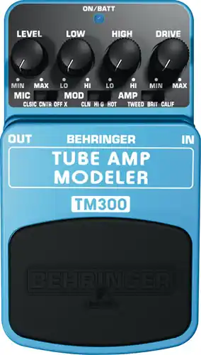 Taniej BEHRINGER TUBE AMP MODELER TM300