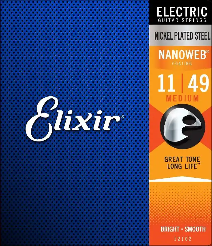 ELIXIR NanoWeb Medium 11-49 struny do gitary elektrycznej Okazja