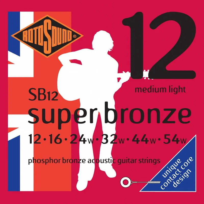 ROTOSOUND SB 12 - Struny do gitary akustycznej 12-54 Okazja