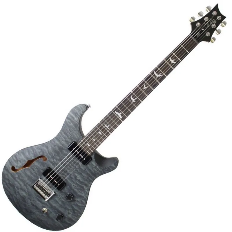 Wyjątkowa oferta PRS 2018 SE 277 Semi-Hollow Soapbar Quilt Satin LTD - gitara elektryczna