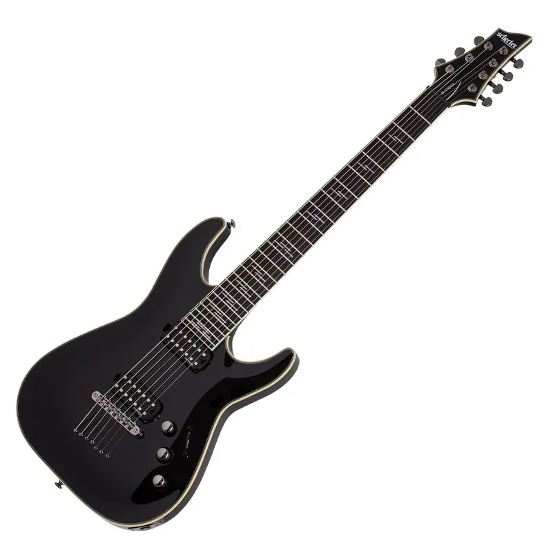 Schecter BLACKJACK C-7 BLK - Gitara elektryczna 7-strunowa Premium