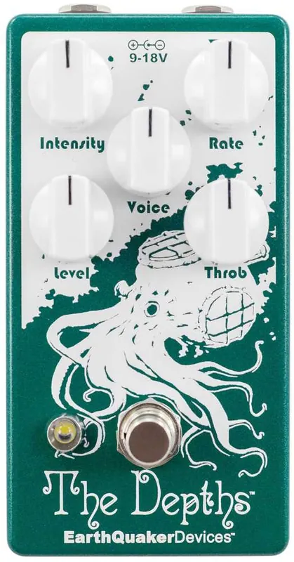 Oferta czasowa EarthQuaker Devices The Depths V2 - Efekt emulujacy dźwięk głośnika vibe/rotary