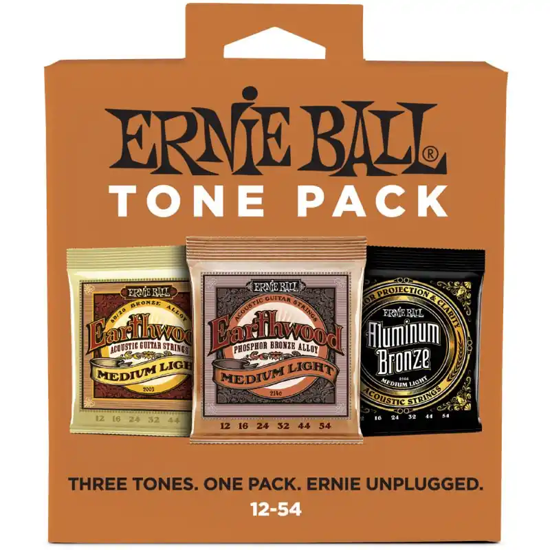 ERNIE BALL EB 3313 Tone Pack Zestaw 3 kompletów strun do gitary akustycznej 12-54 Bestseller