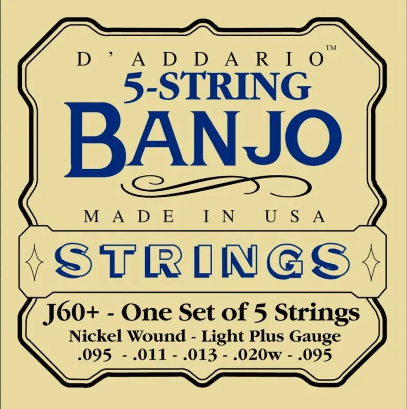 Zniżka D’Addario J60+ struny do banjo 9.5-20