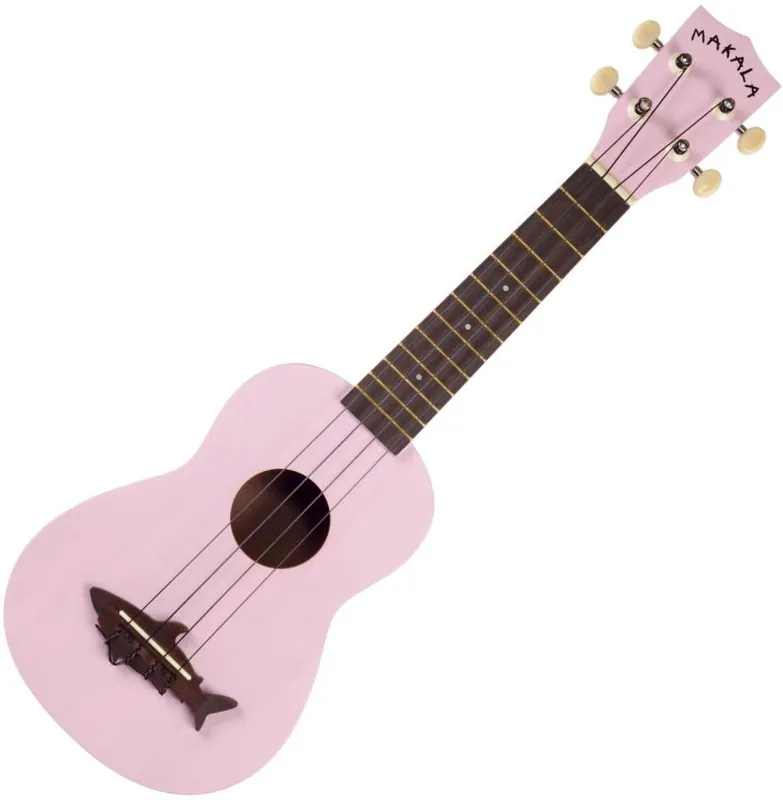 KALA KA MK SS PNK Makala Shark Różowe ukulele sopranowe + pokrowiec Nie przegap