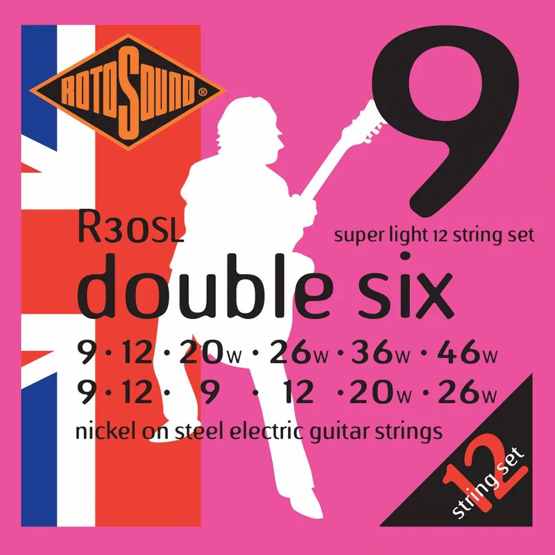 ROTOSOUND R30SL Double Six - Struny do gitary elektrycznej 12-strunowej 9-46 Bestseller