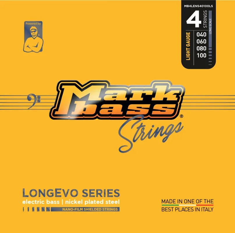 Rabat MarkBass Strings 4 LONGEVO 40-100 nano-film nickel - Struny powlekane do gitary basowej