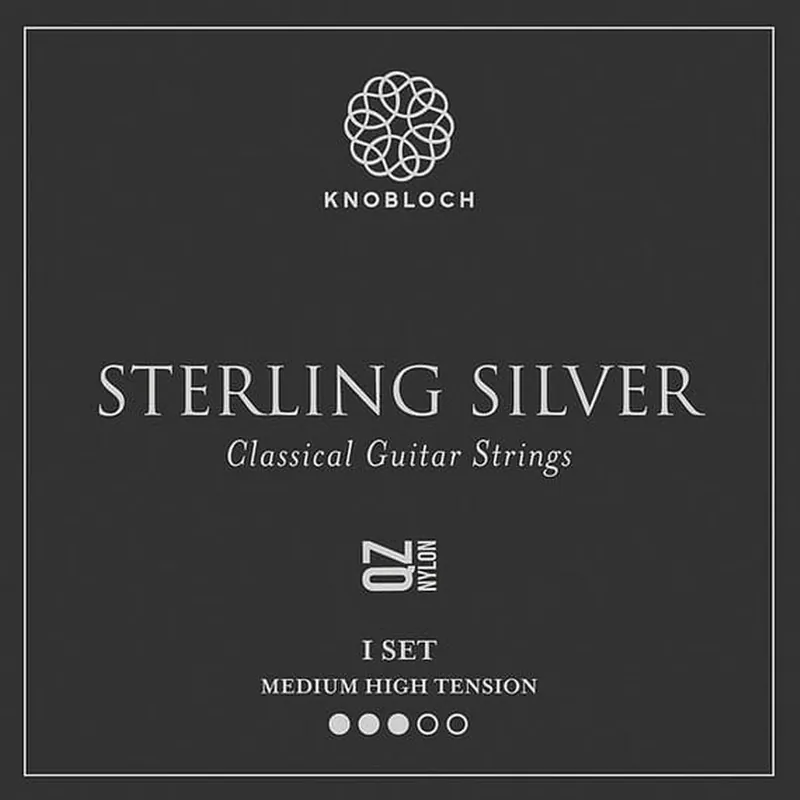 Knobloch Strings STERLING SILVER QZ Nylon 400SSQ - Struny do Gitary Klasycznej Premium
