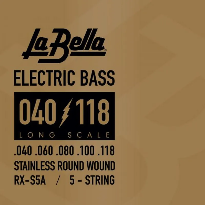 LABELLA RX-S5A - Struny do basu stalowe 40-118 STEEL Tylko do końca tygodnia