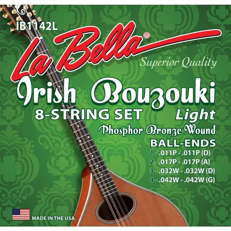 Cena promocyjna LaBella IB1142L Phosphor Bronze Struny do Irlandzkiego Bouzouki Lite 11-42