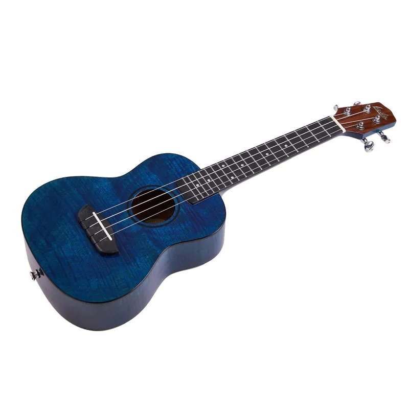 Oferta LAILA UDW-2313-FO (HG BLUE) Ukulele koncertowe (23") z serii Woodart design