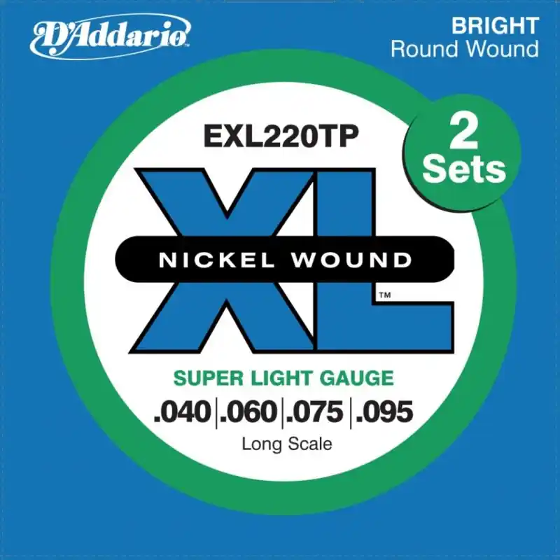 D’Addario EXL220TP 2 KPL struny do gitary basowej 40-95 Promocja