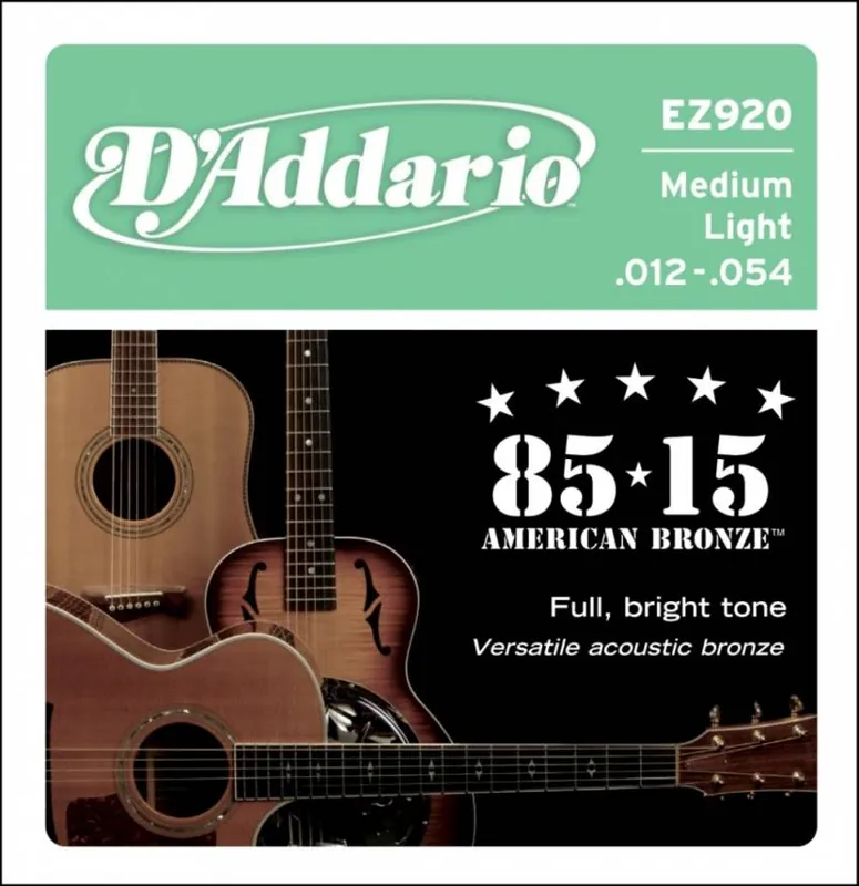 Cena promocyjna D‘addario EZ920 struny do gitary akustycznej 12-54