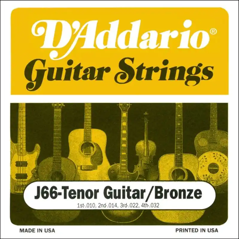 Taniej D’Addario J66 struny do gitary tenorowej 10-32