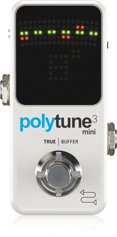 Nowy TC ELECTRONIC POLYTUNE 3 MINI - kompaktowy tuner polifoniczny