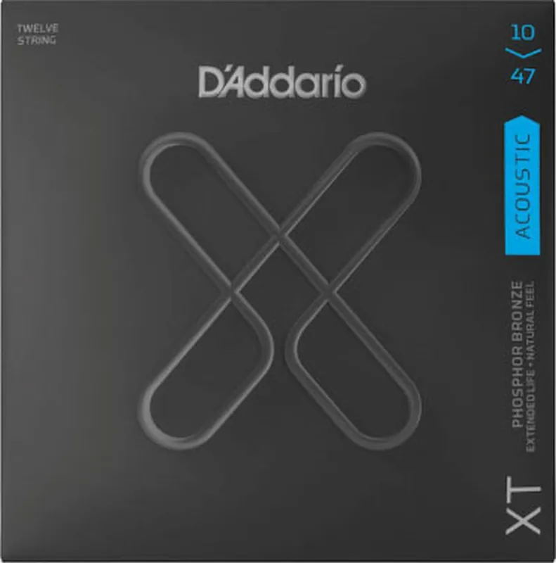 Tylko dziś Daddario XTAPB1047-12 Phosphor Bronze 10-47 - struny do gitary akustycznej 12-strunowej